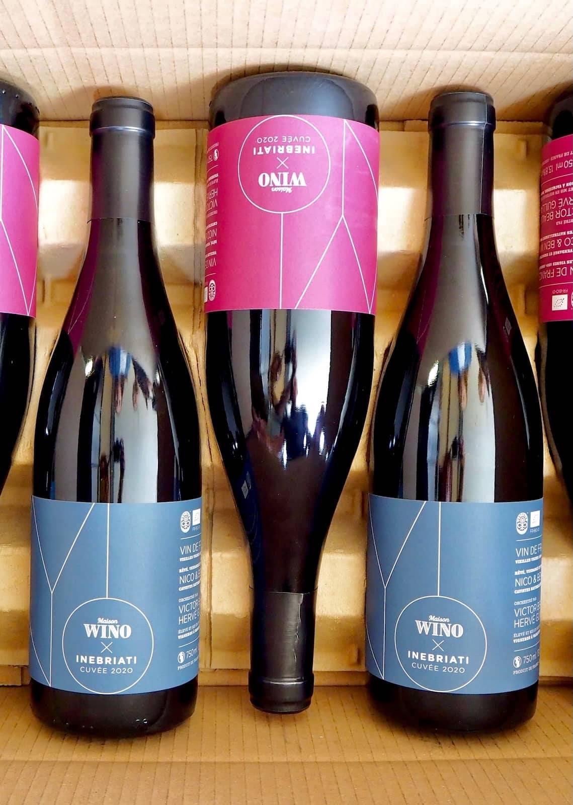 Millésime 2020 de la cuvée Wino x Inebriati aux couleurs de la cave
