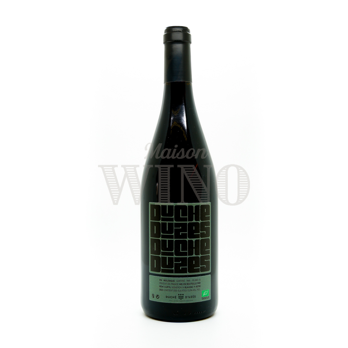 Bouteille Duché d’Uzès rouge 2023 — De Grappes & d’Ô — Rhône Rouge