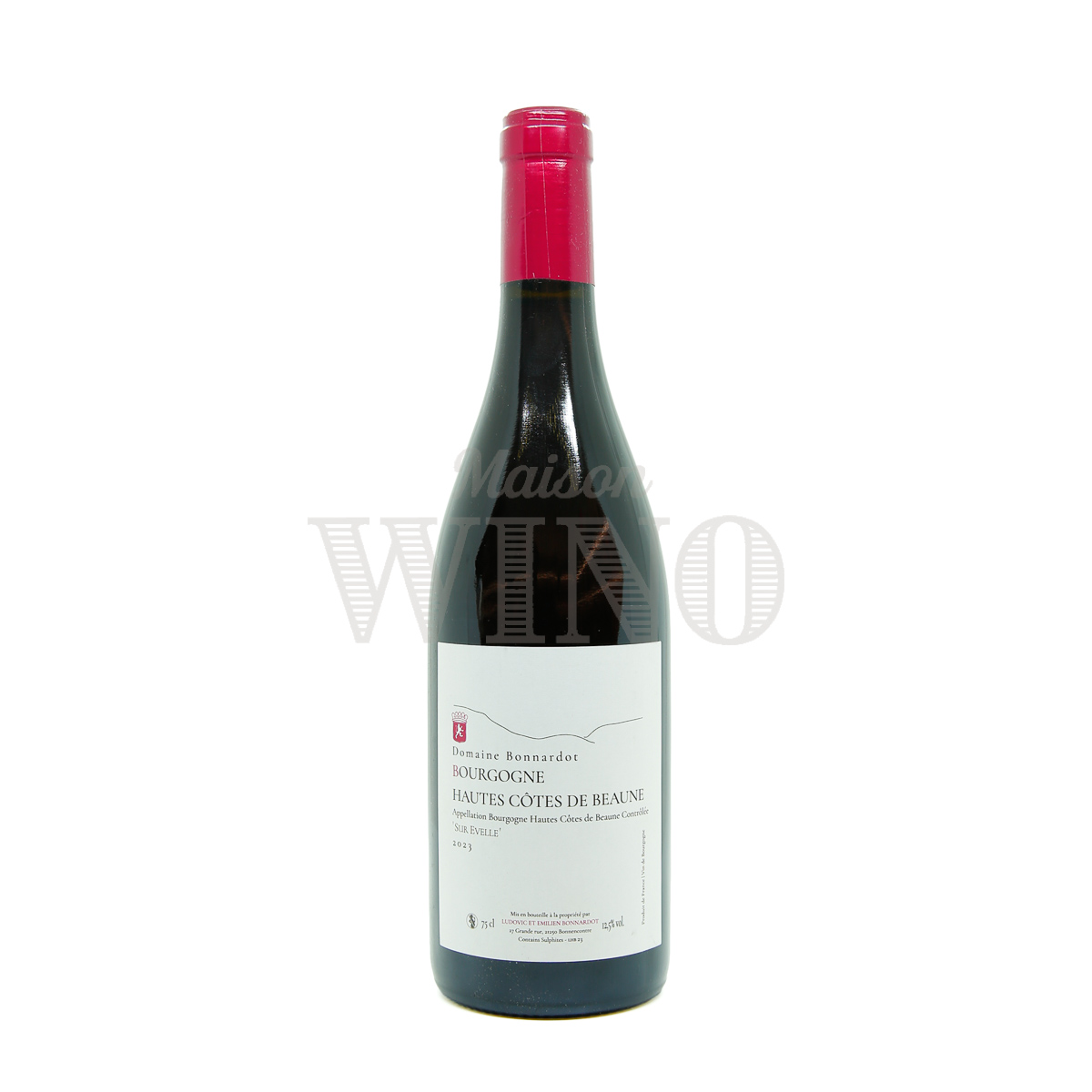 Bouteille Hautes Côtes de Beaune - Sur Evelle rouge 2023 — Domaine Bonnardot — Bourgogne Rouge