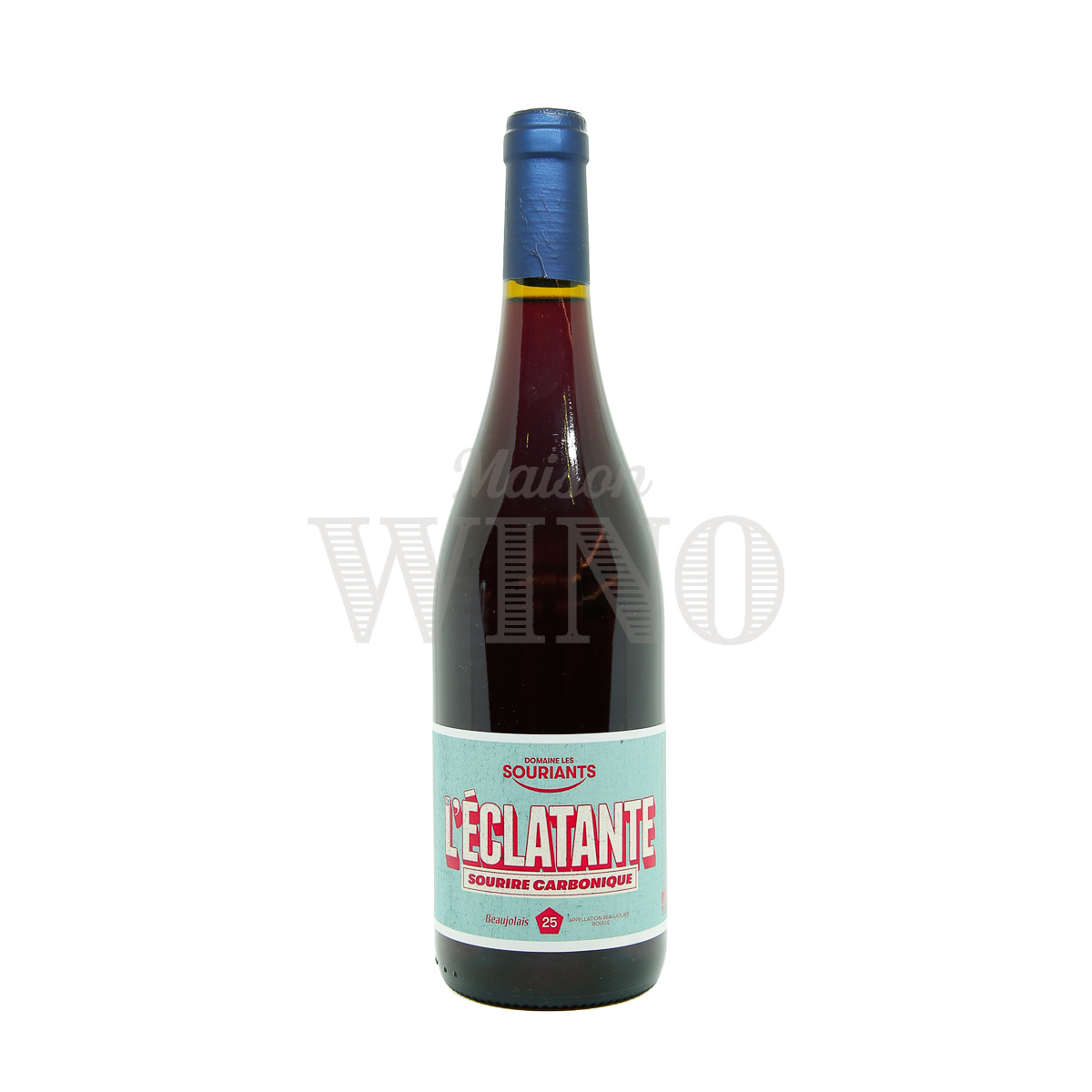 Bouteille L’Éclatante rouge 2025 — Les Souriants — Beaujolais Rouge