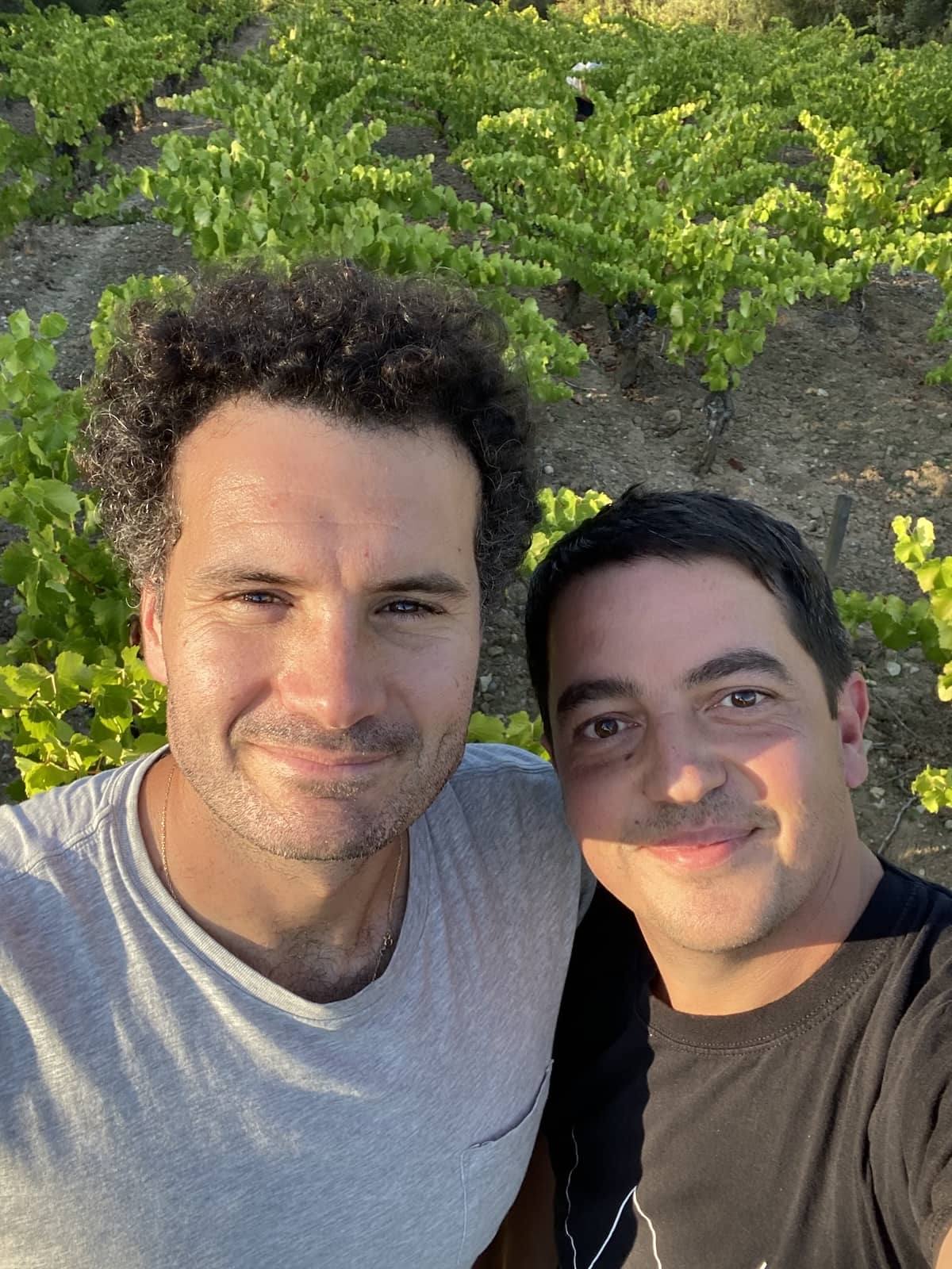 Nicolas Demarty et Victor Beau, du domaine Inebriati