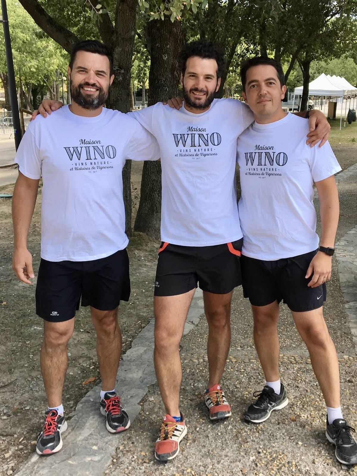 Après le trail au pied du Pic Saint-Loup, en t-shirts Maison Wino